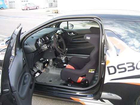 Opbygningen af den nye Citroën DS3 Cup-racer er i fuld gang.